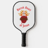 Jesusherz Pickleball Schläger (Rückseite)
