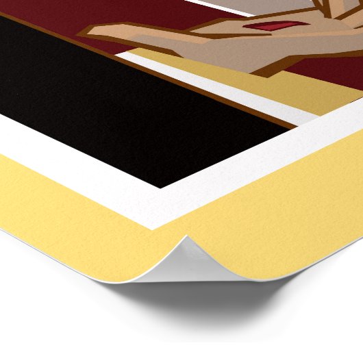 Jesusherz Poster (Ecke)