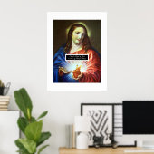 Jesusherz Poster (Heimbüro)