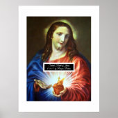 Jesusherz Poster (Vorne)