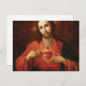 Jesusherz Postkarte (Vorne/Hinten)
