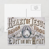 Jesusherz Postkarte (Vorne/Hinten)