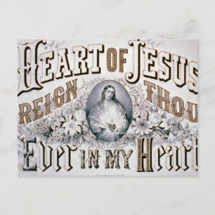 Jesusherz Postkarte