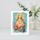 Jesusherz Postkarte (Stehend Vorderseite)