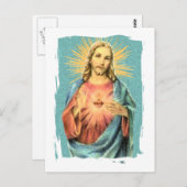 Jesusherz Postkarte (Vorne/Hinten)