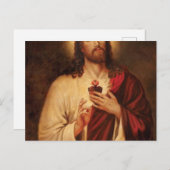 Jesusherz Postkarte (Vorne/Hinten)