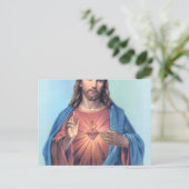 Jesusherz Postkarte (Stehend Vorderseite)