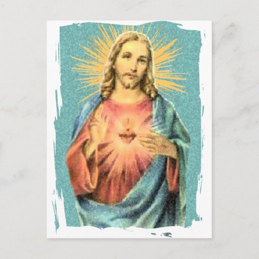 Jesusherz Postkarte (Vorderseite)