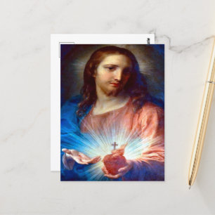 Jesusherz Postkarte