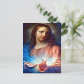 Jesusherz Postkarte (Stehend Vorderseite)
