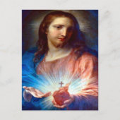 Jesusherz Postkarte (Vorderseite)