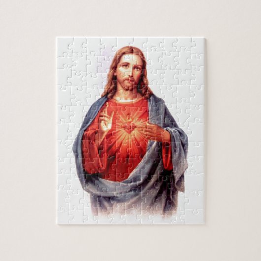 Jesusherz Puzzle (Vertikal)