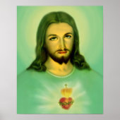 Jesusherz Sagrado Corazon de Jesus Poster (Vorne)