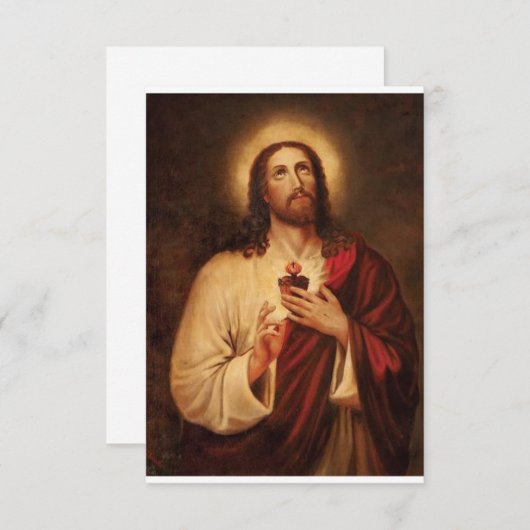 Jesusherz Save The Date (Vorne/Hinten)