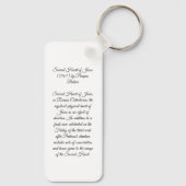 Jesusherz Schlüsselanhänger (Rückseite)