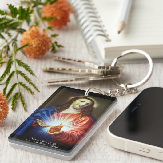 Jesusherz Schlüsselanhänger (Vorderseite rechts)