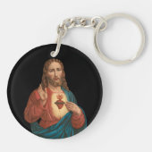 Jesusherz Schlüsselanhänger (Rückseite)