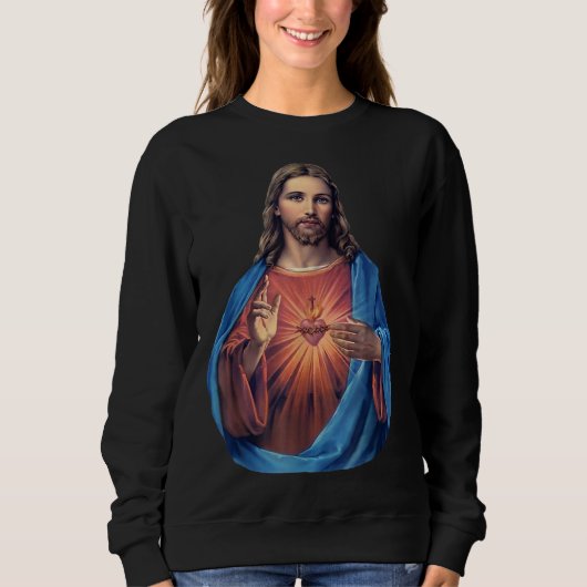 Jesusherz Sweatshirt (Vorderseite)