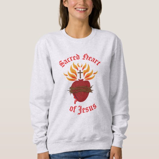 Jesusherz Sweatshirt (Vorderseite)