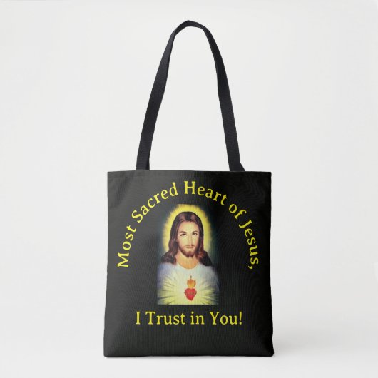Jesusherz Tasche (Vorderseite)