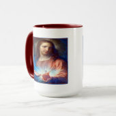 Jesusherz Tasse (Vorderseite Links)