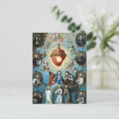 Jesusherz von Juan Patricio Morlete Ruiz Postkarte (Stehend Vorderseite)