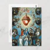 Jesusherz von Juan Patricio Morlete Ruiz Postkarte (Vorne/Hinten)