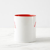 Jesusherz Zweifarbige Tasse (Mittel)