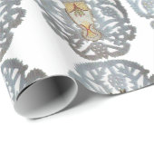 Jesuskind, antikes Weihnachtsbuch Carving Geschenkpapier (Rolleneckpunkt)