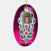 Jesuskind, antikes Weihnachtsbuch Carving Keramik Ornament (Rechts)