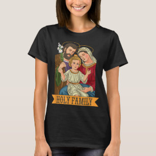 Jesuskind, Jungfrau Maria und St. Joseph T-Shirt