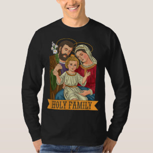Jesuskind, Jungfrau Maria und St. Joseph T-Shirt