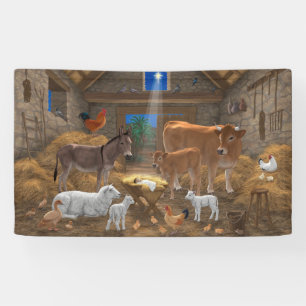 Jesuskind Krippen Heilige Nacht Weihnachten Krippe Banner