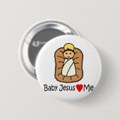 Jesuskind (Lieben) Button (Vorne & Hinten)