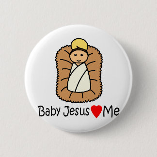 Jesuskind (Lieben) Button