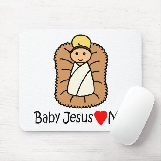 Jesuskind (Lieben) Mousepad (Mit Mouse)