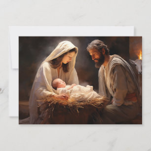 Jesuskind Maria Josef Geburt Frohe Weihnachten