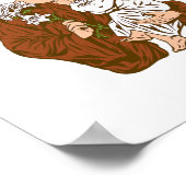 Jesuskonsecration St. und Kind 2021 Katholischer S Poster (Ecke)