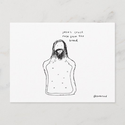 Jesuskruste Postkarte (Vorderseite)