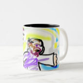 Jesusliebe Zweifarbige Tasse (VorderseiteRechts)