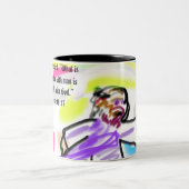 Jesusliebe Zweifarbige Tasse (Mittel)