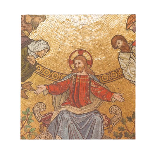 Jesusmusmosaik Notizblock (Vorderseite)