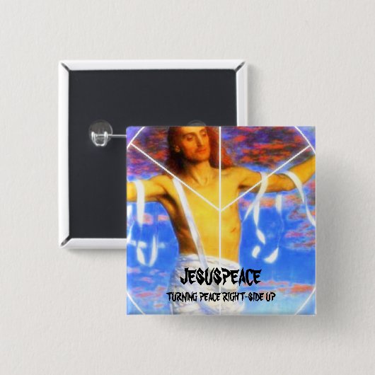 JESUSPEACE BUTTON (Vorne & Hinten)