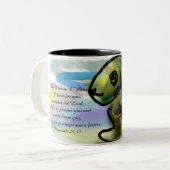 Jesusplan Zweifarbige Tasse (Vorderseite Links)