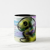 Jesusplan Zweifarbige Tasse (Mittel)