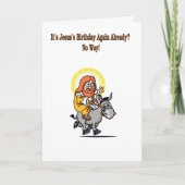 Jesuss Geburtstag Karte (Vorderseite)