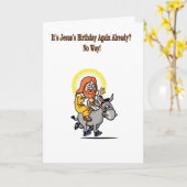 Jesuss Geburtstag Karte (Gelbe Blume)