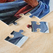 JESUSS HEILIGE KUNDENGERECHTER FOTOREZEPTOR DES PUZZLE (Seite)