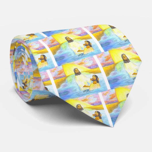 Jesuss Taufe Krawatte (Gerollt)