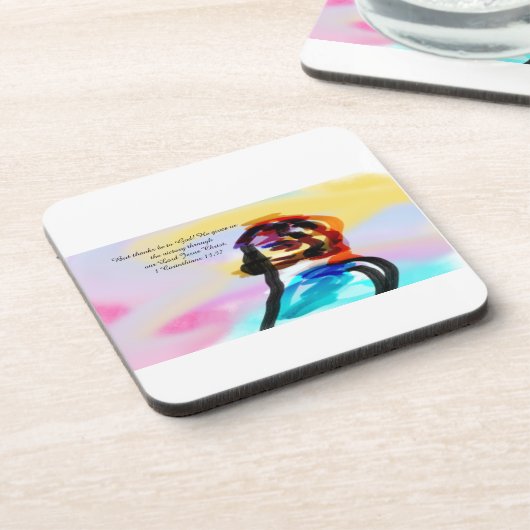 Jesussieg Getränkeuntersetzer (Linke Seite)